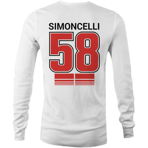Marco Simoncelli 58 Tribute LS Tee
