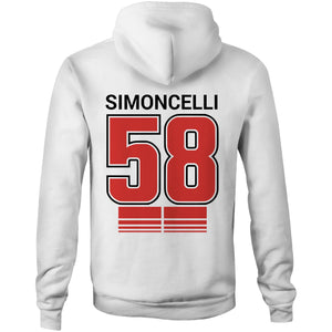 Marco Simoncelli 58 Tribute Hoodie